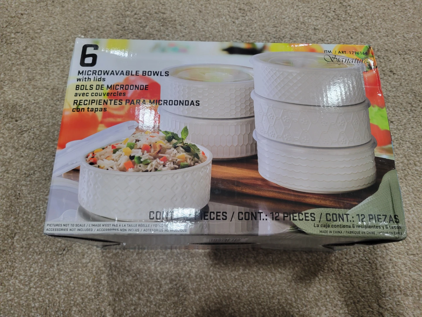 Signature 6 Microwaveable Bowls with Lids - photo 2
