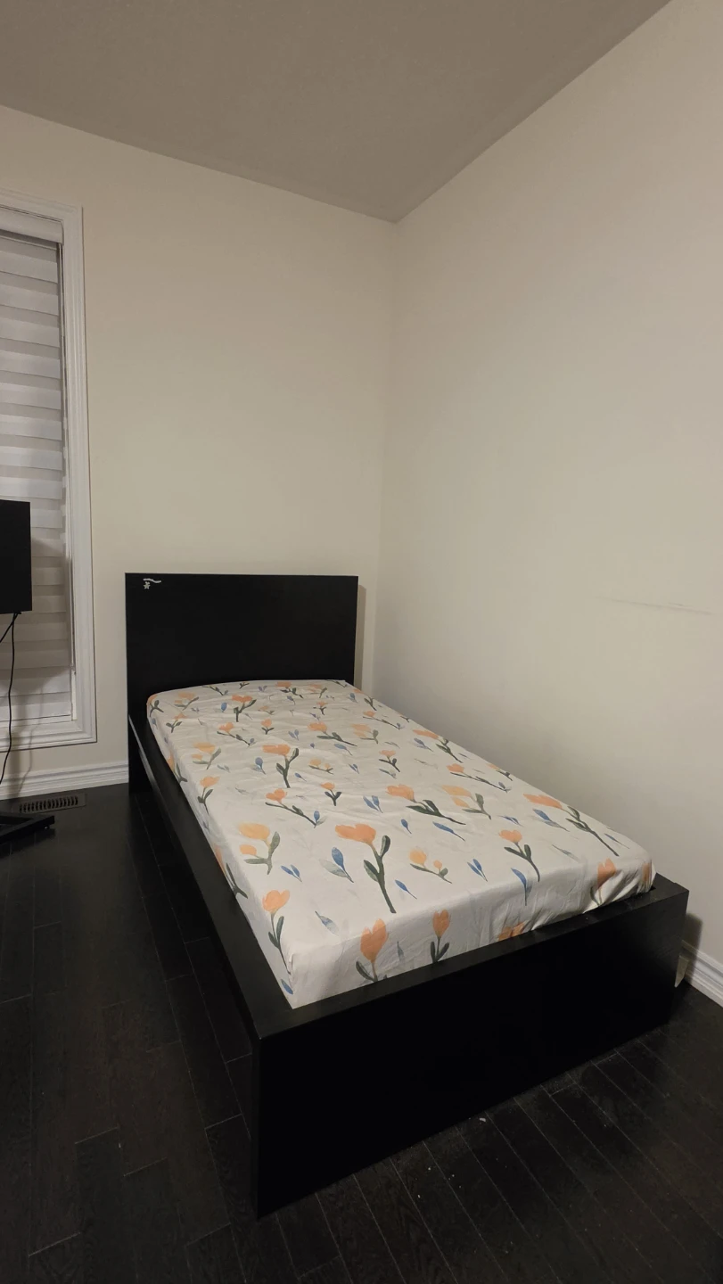 IKEA Bed Frame with Headboard & Mattress