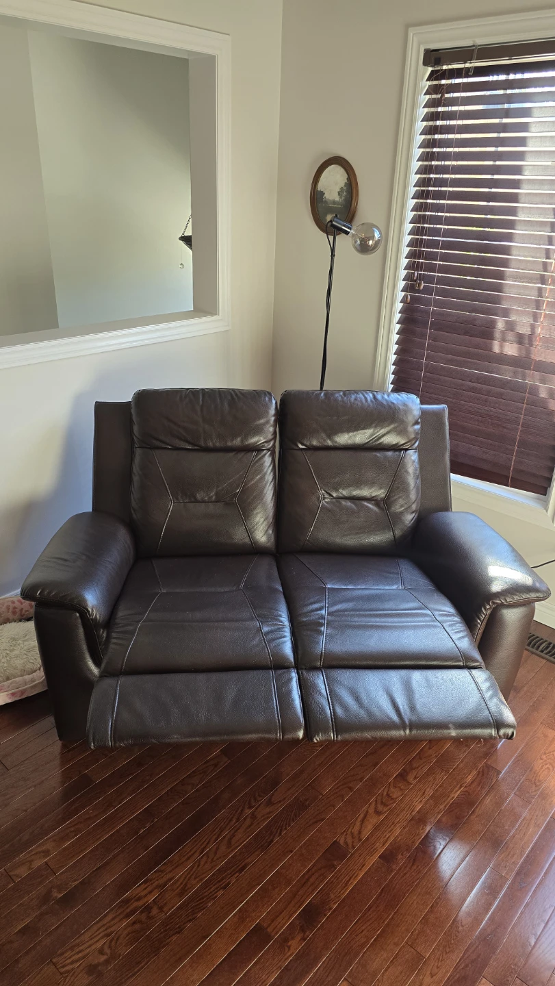 Leather couch