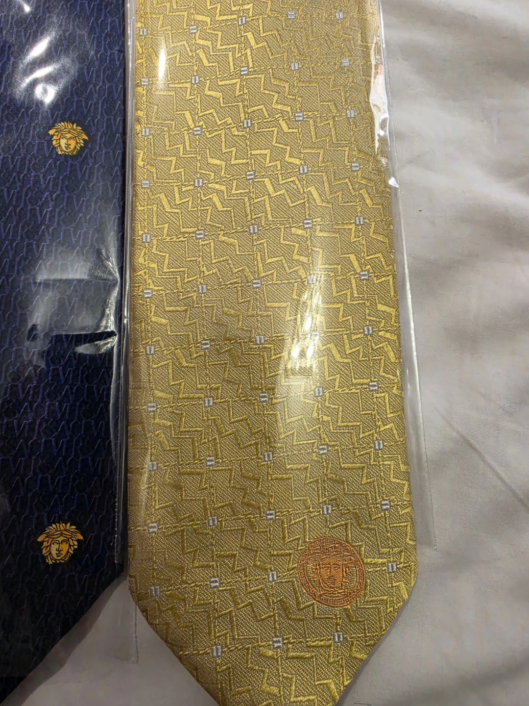 Gianni Versace Silk Ties - Red, Blue, Yellow - photo 4