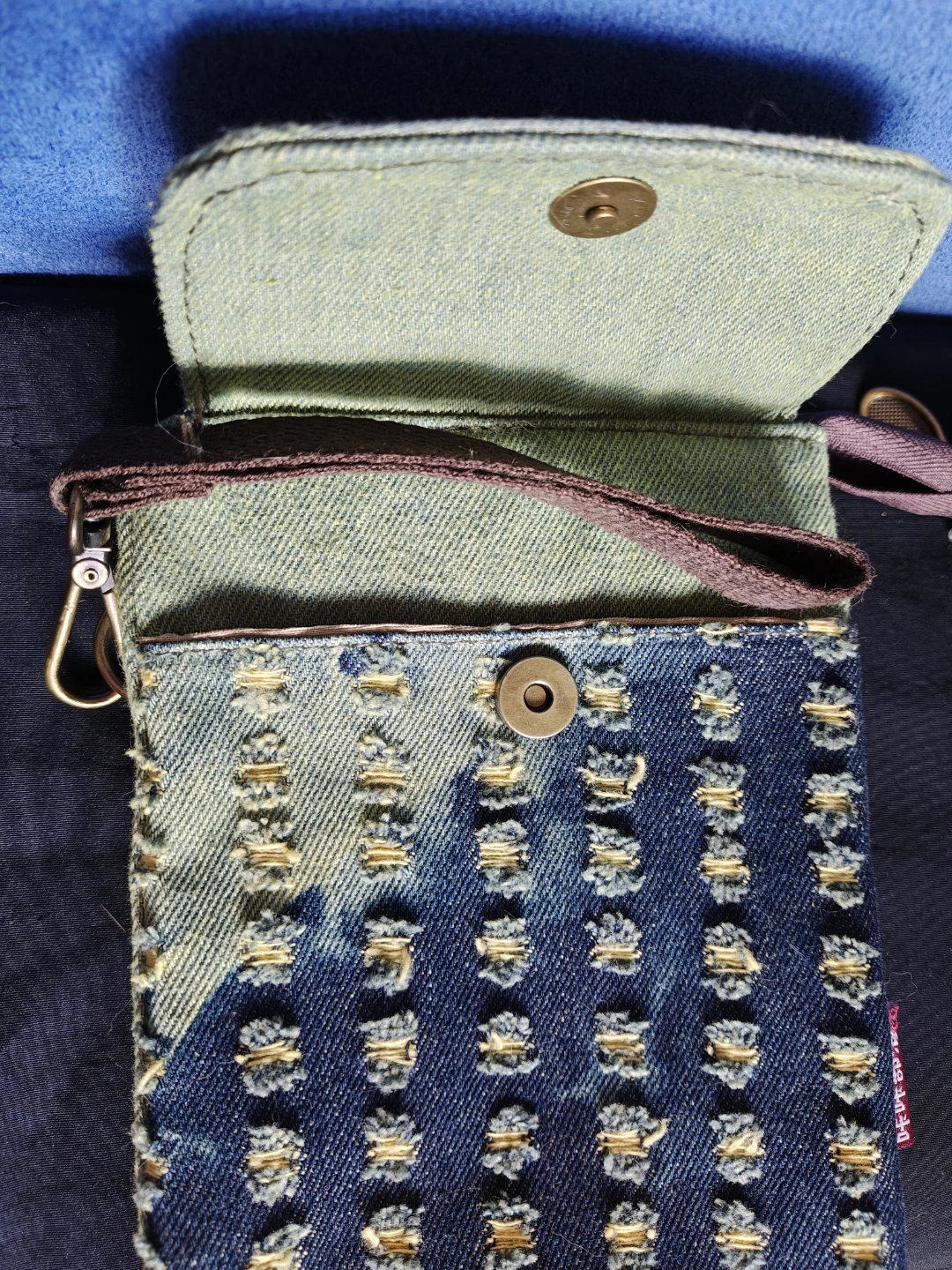 New🔸KKBAG Denim Purse w/Wrist Strap 🎀Gift Ready!🎀 - photo 2