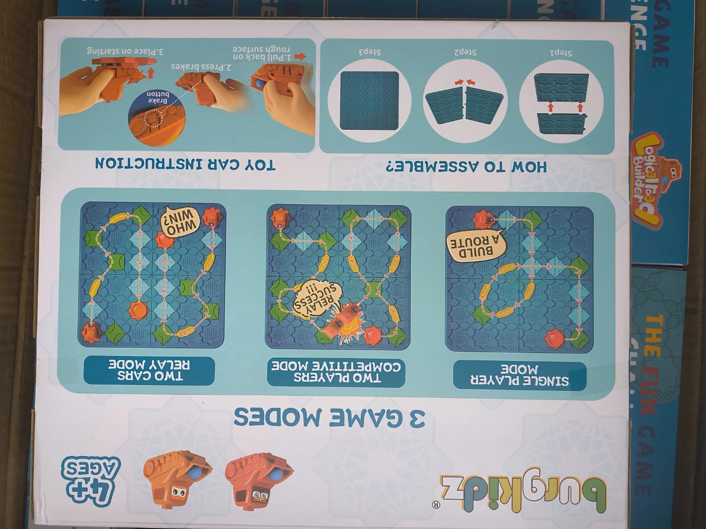 Bug Kidz Logical Road Builder Board Game - photo 2