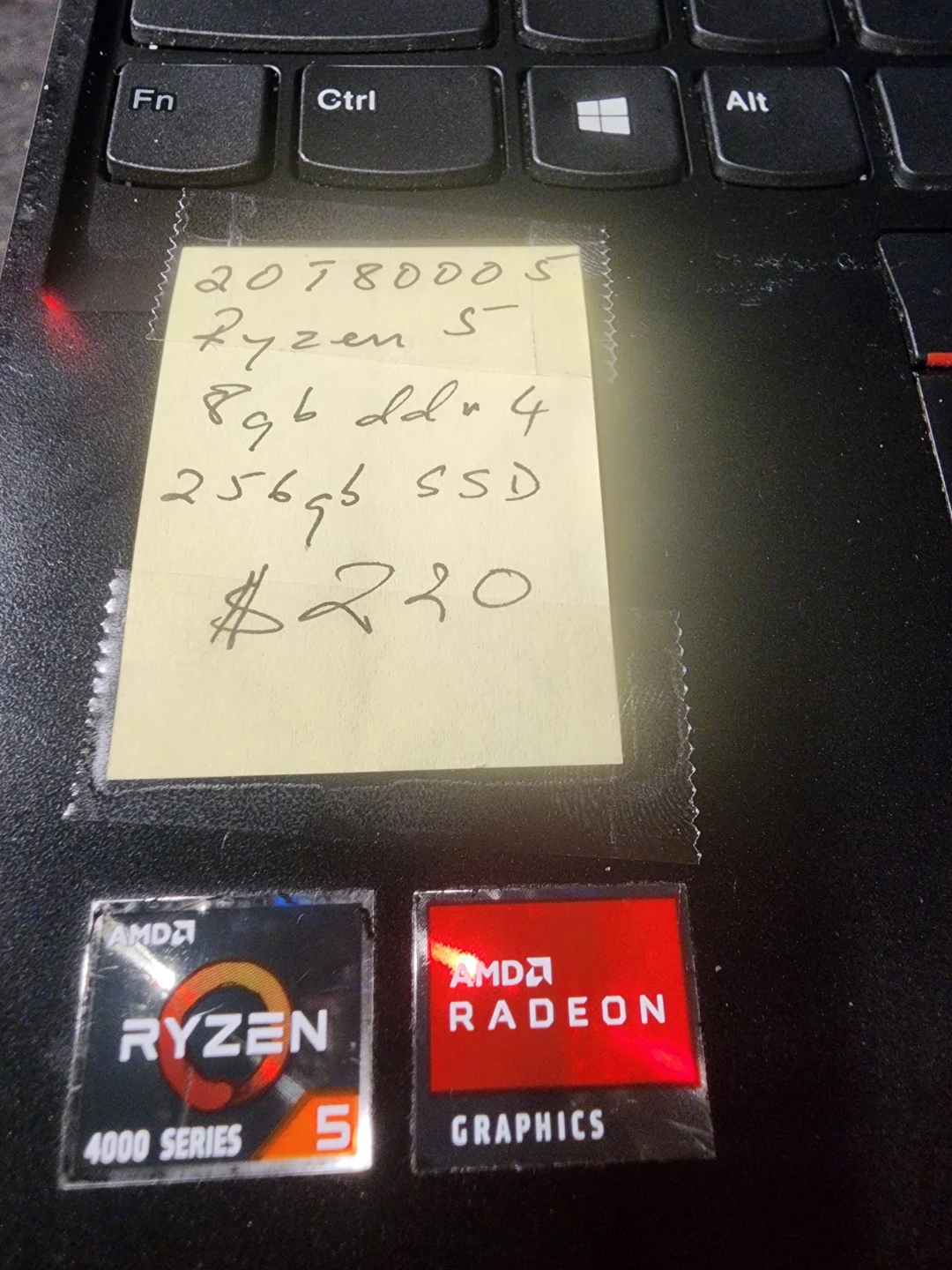 Lenovo Laptop 20T80005US AMD Ryzen 5 - photo 2