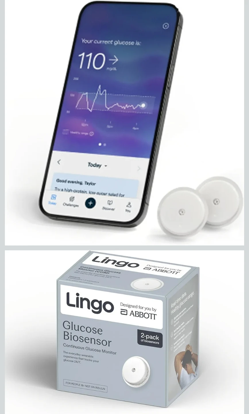Abbott Lingo Glucose Biosensor 2-Pack - photo 2