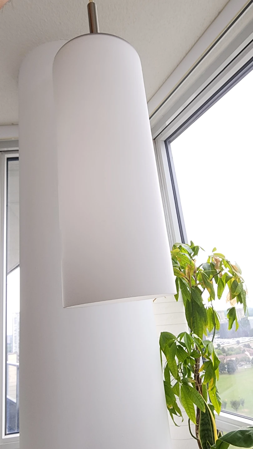 Canarm Toni Pendant Light- Frosted Glass+Brushed Nickel - photo 2