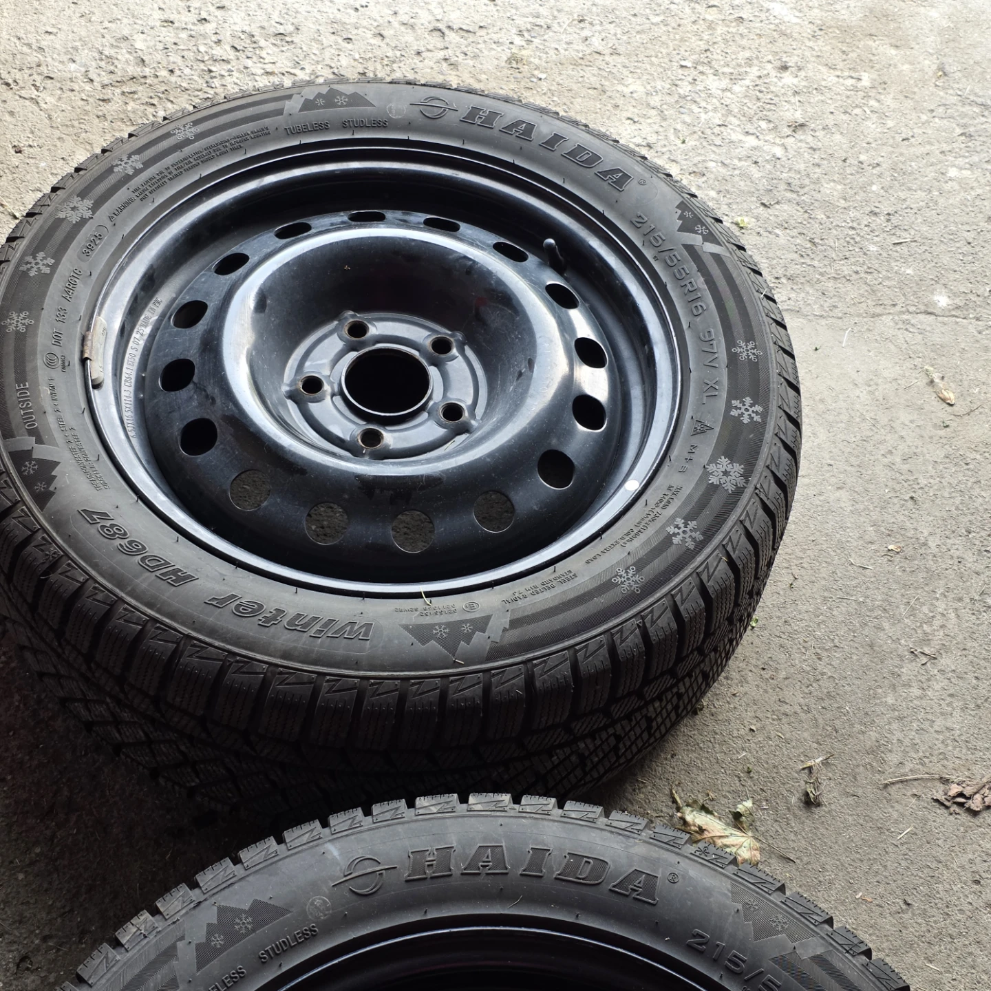 HONDA CIVIC 2 x HAIDA 215/55R16 97V XL winter tires 180 for 2 - photo 4