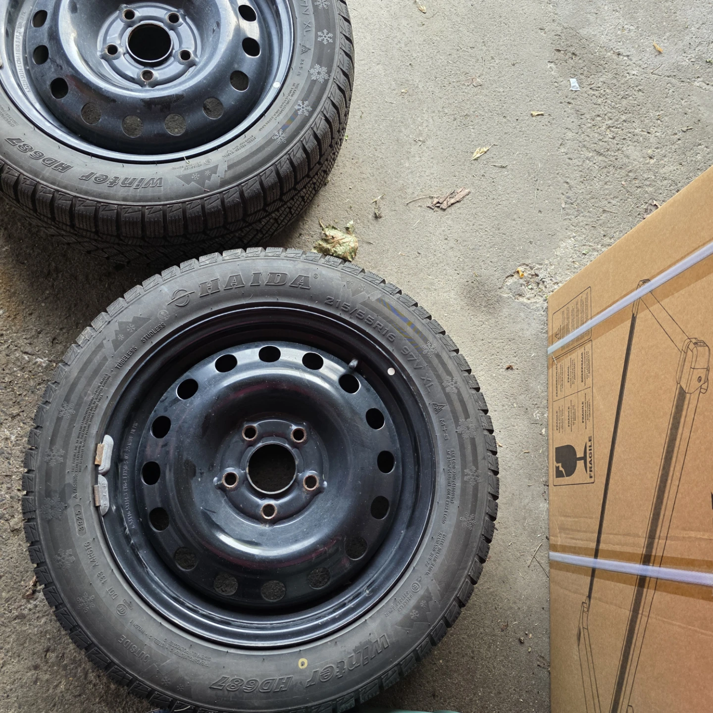 HONDA CIVIC 2 x HAIDA 215/55R16 97V XL winter tires 180 for 2 - photo 5