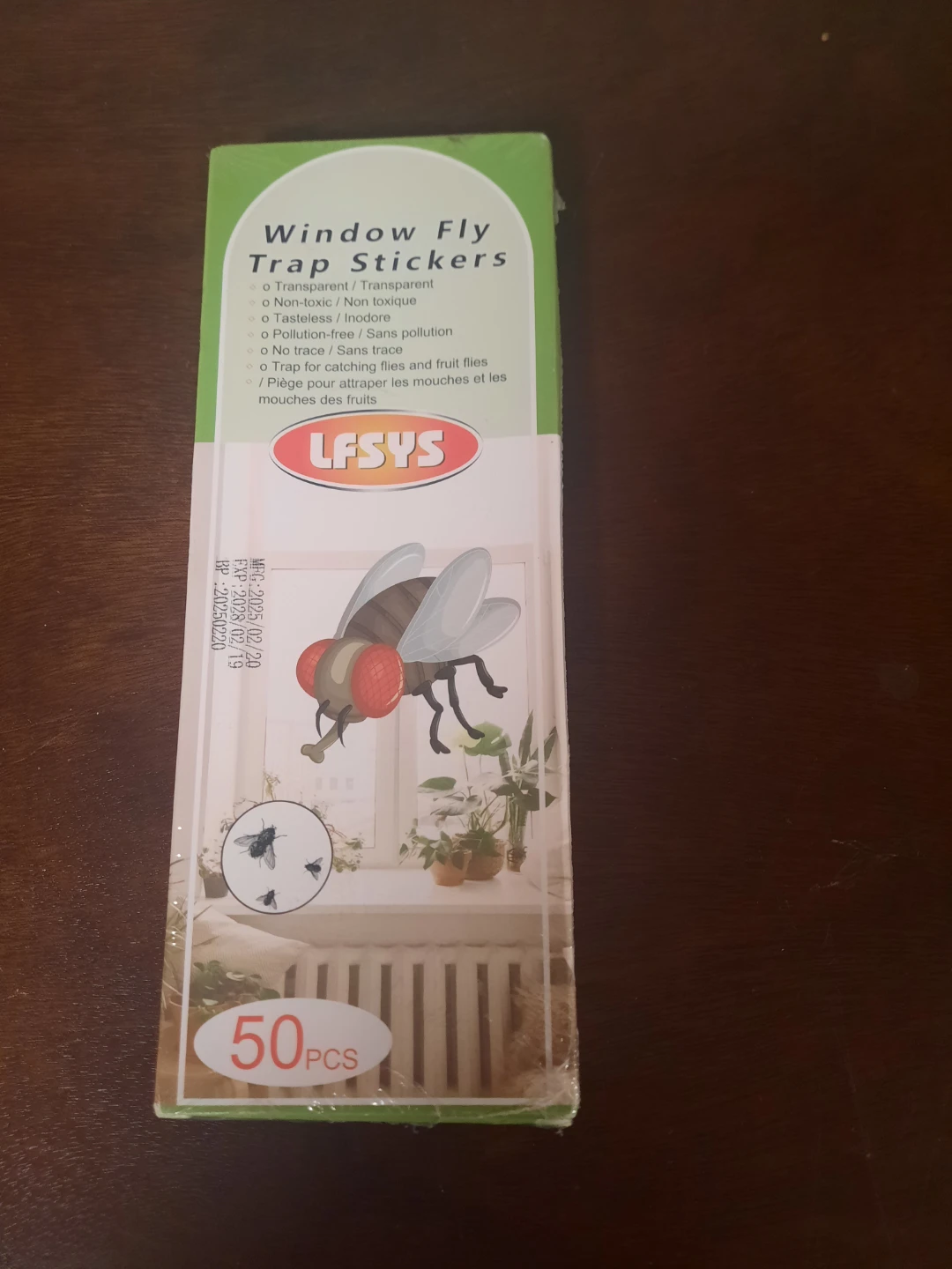 Window Fly Trap Stickers - 50 Pcs