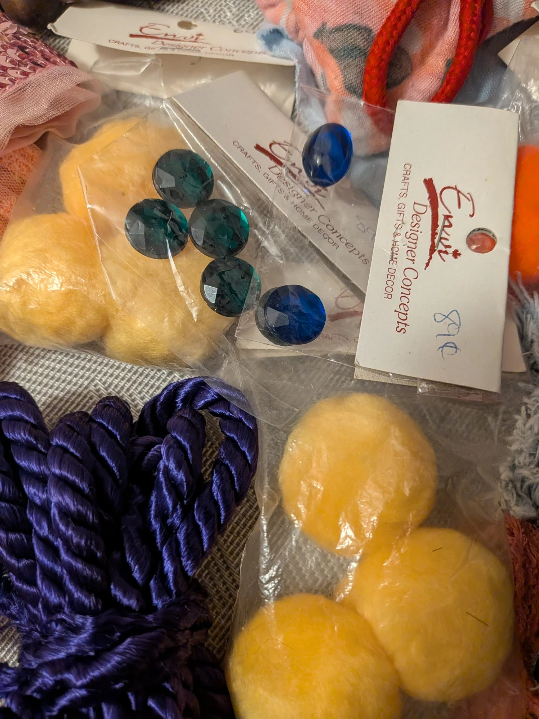 Assorted vtg salvaged Crafting and Sewing Supplies Bundle - photo 5