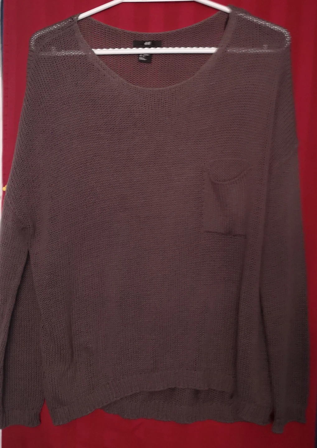 H&M Knit Sweater with Pocket - Size L