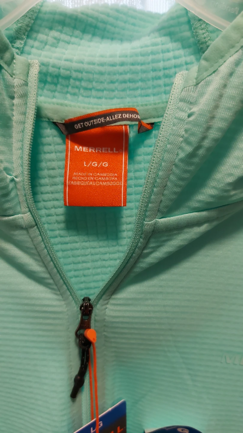 Merrell Lightweight Hoodie - Aqua Blue - Size L - photo 4