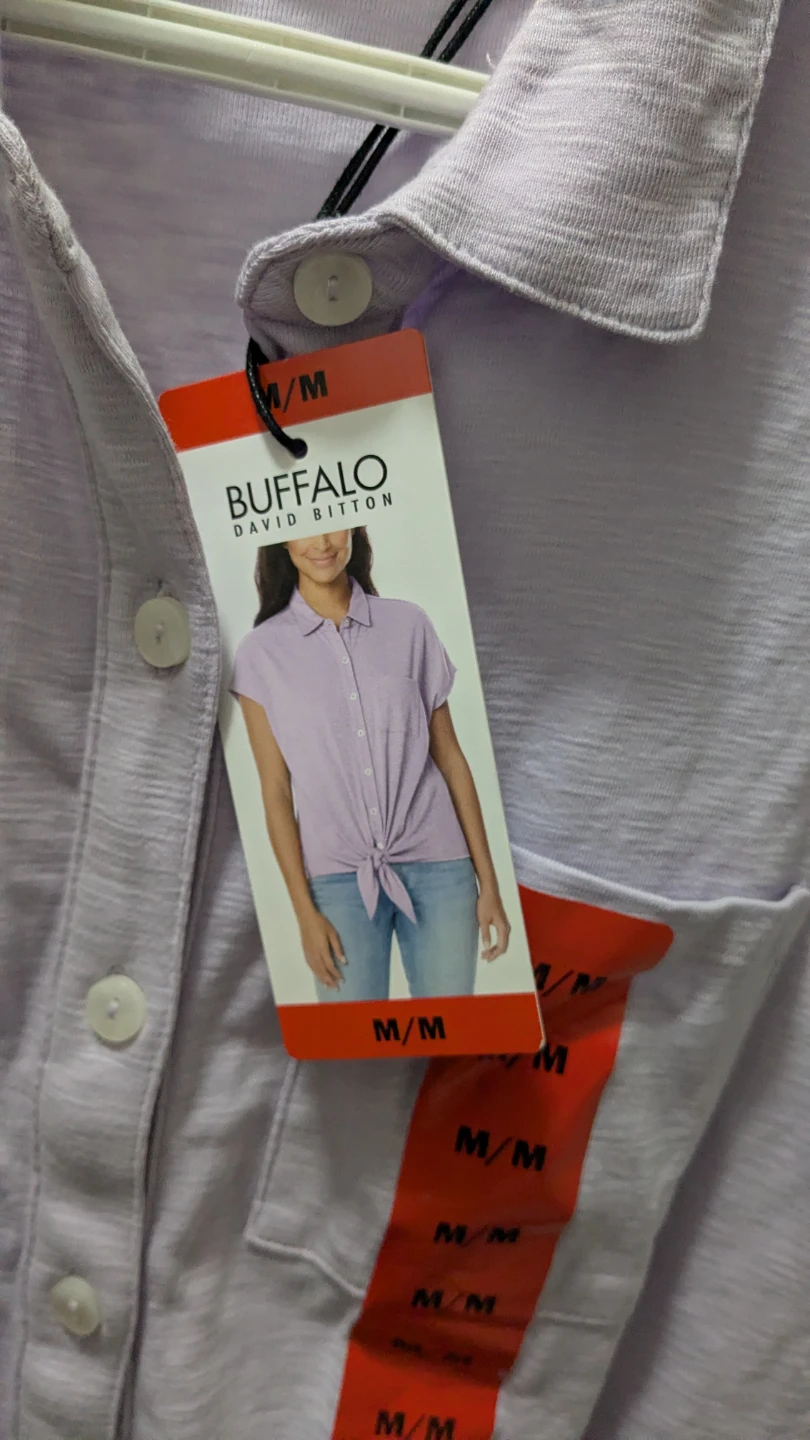 Buffalo David Bitton Lilac Button-Up Shirt - photo 2