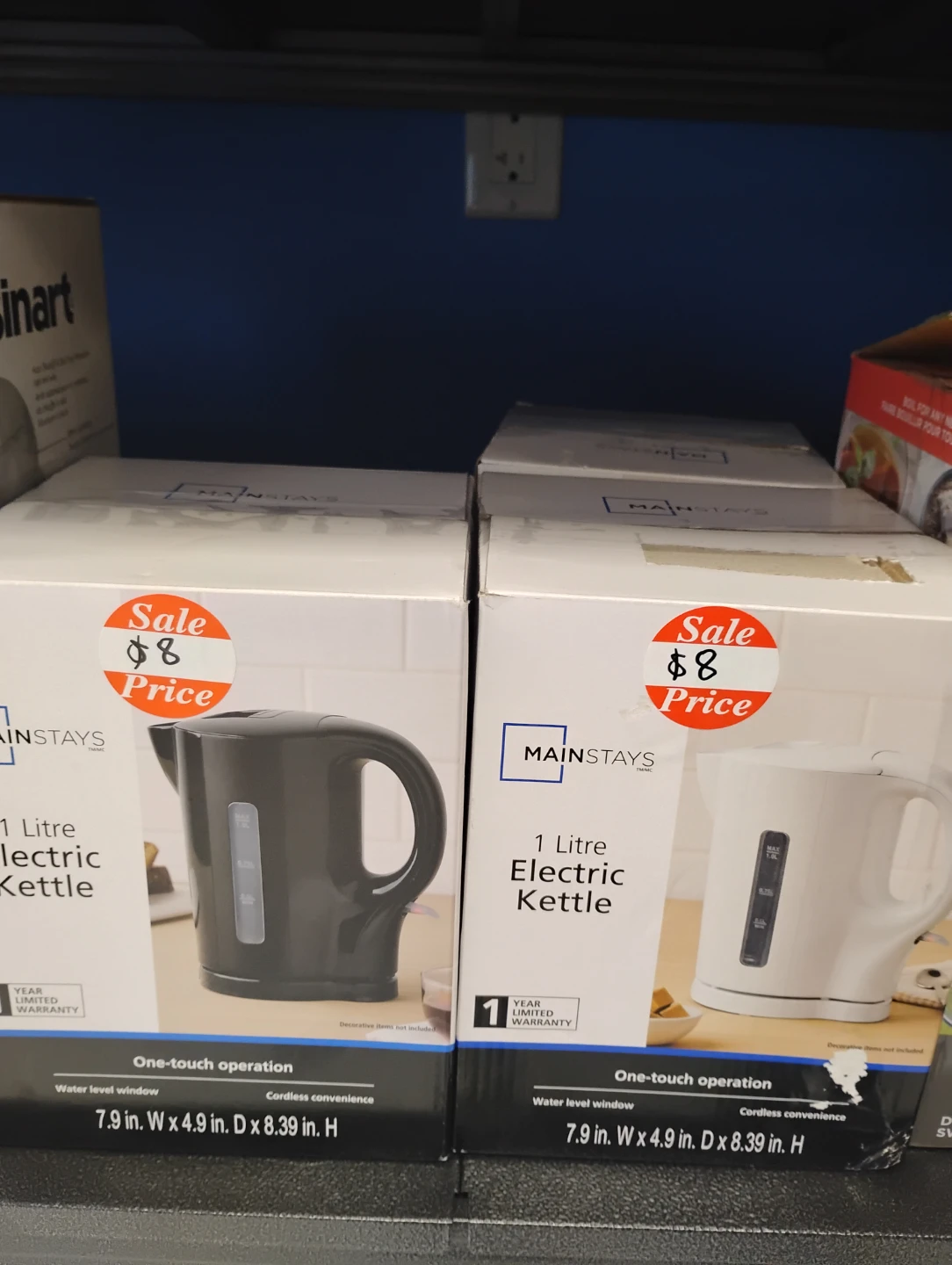 Mainstays 1 Litre Electric Kettle
