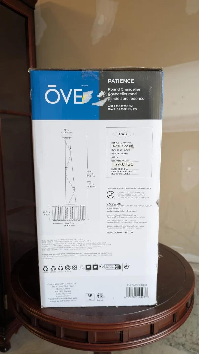 OVE Patience Round Chandelier - photo 3