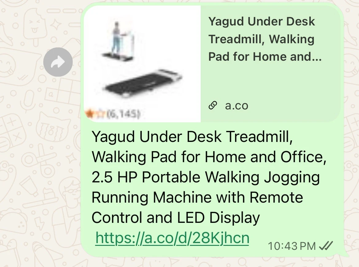 Yagud Walking Pad Treadmill Model: ZF-0301 - photo 3