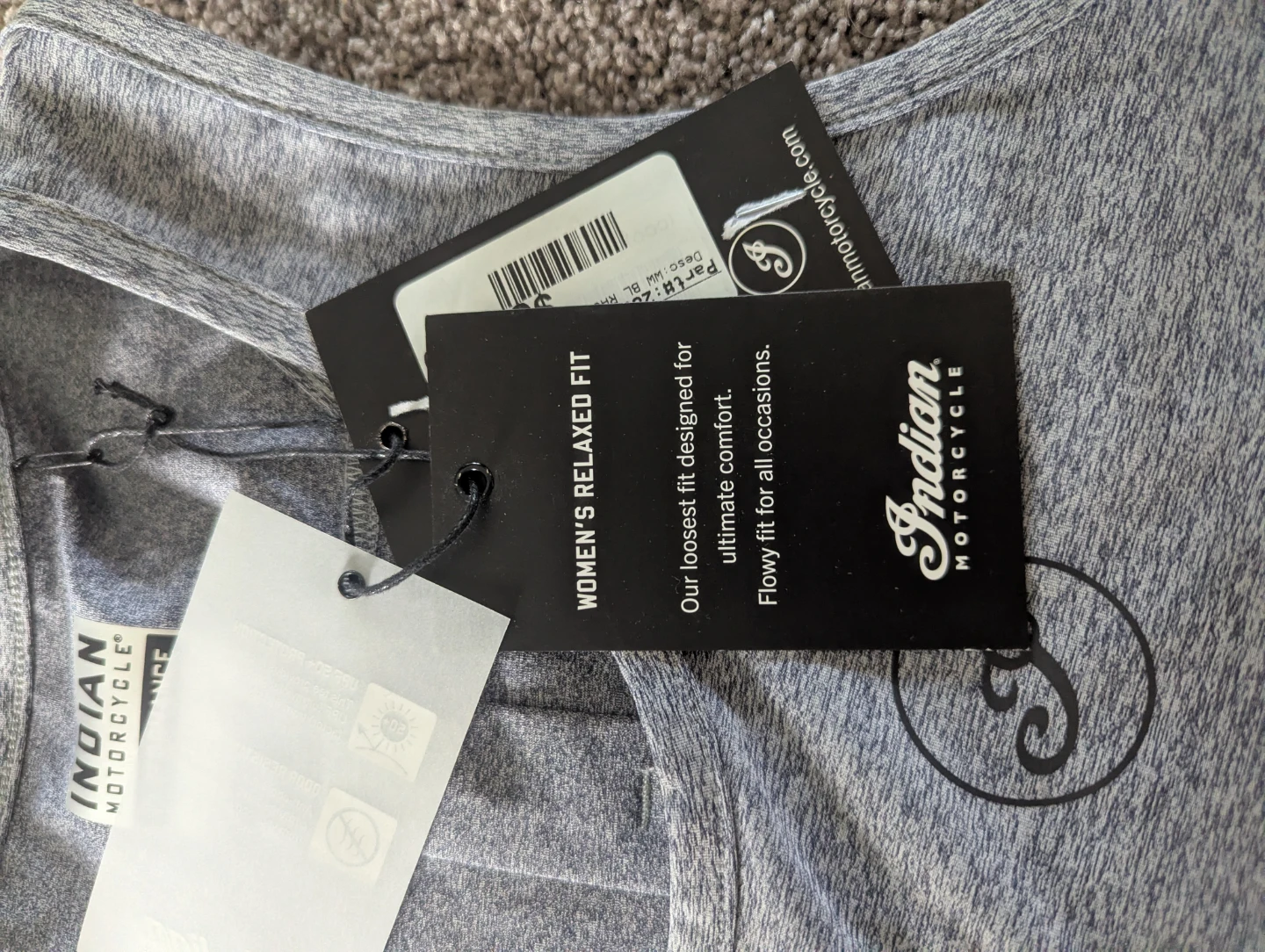 Indian Motorcycle Women's Racerback Athletic Tank Top - photo 4