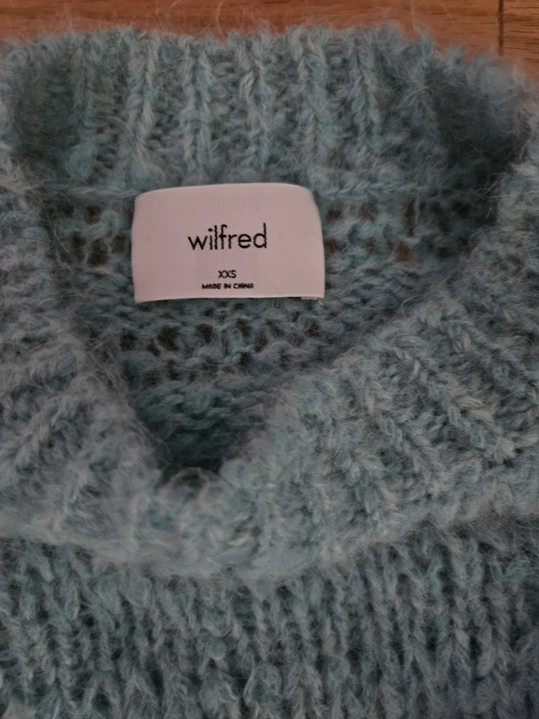Wilfred Mint Green Cropped Knit Sweater - photo 3