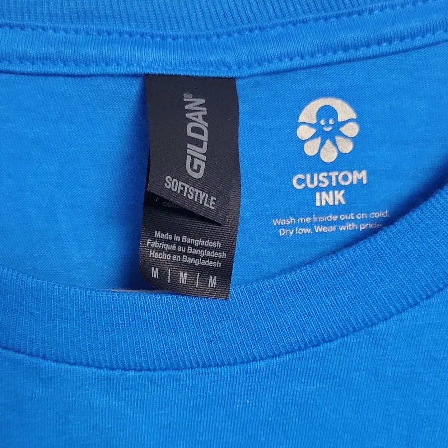 Gildan Custom Ink T-Shirt Blue Size M - photo 4