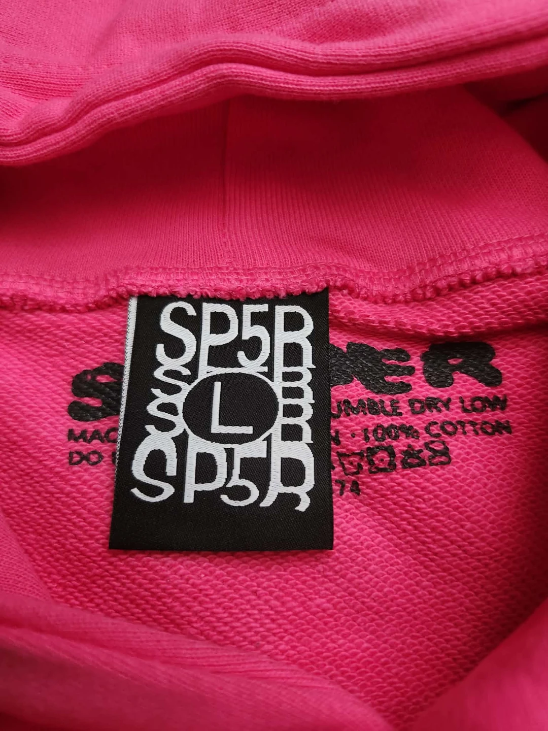 SP5R "nevermind the spider" Pink Hoodie