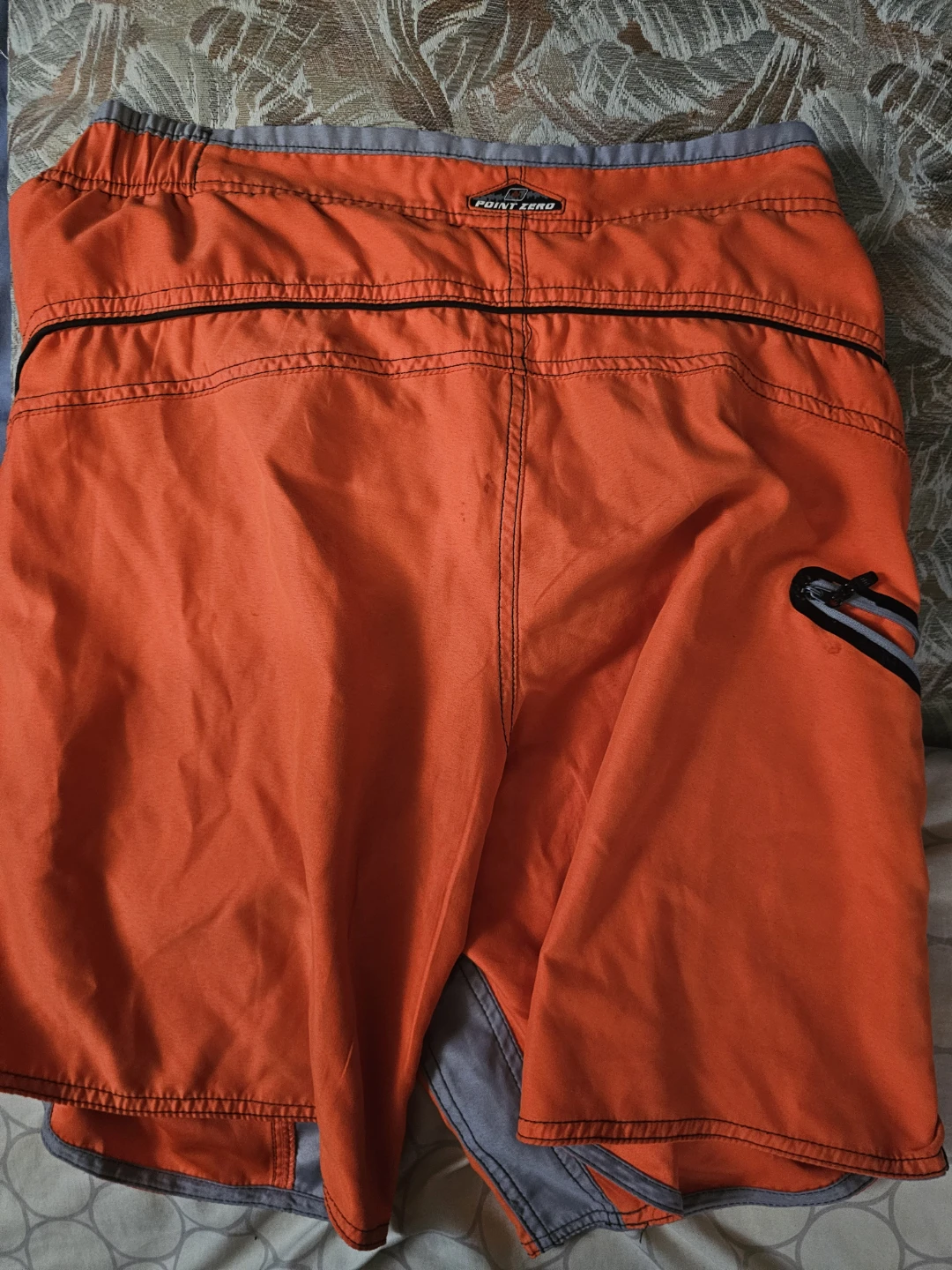 Point Zero Orange Swim Trunks - photo 3