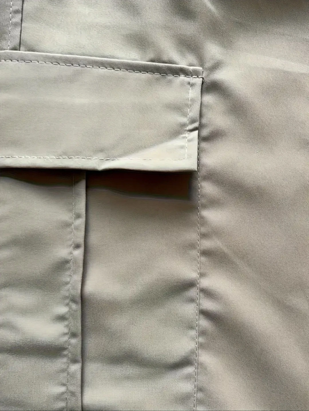 Light khaki cargo pants S - photo 4