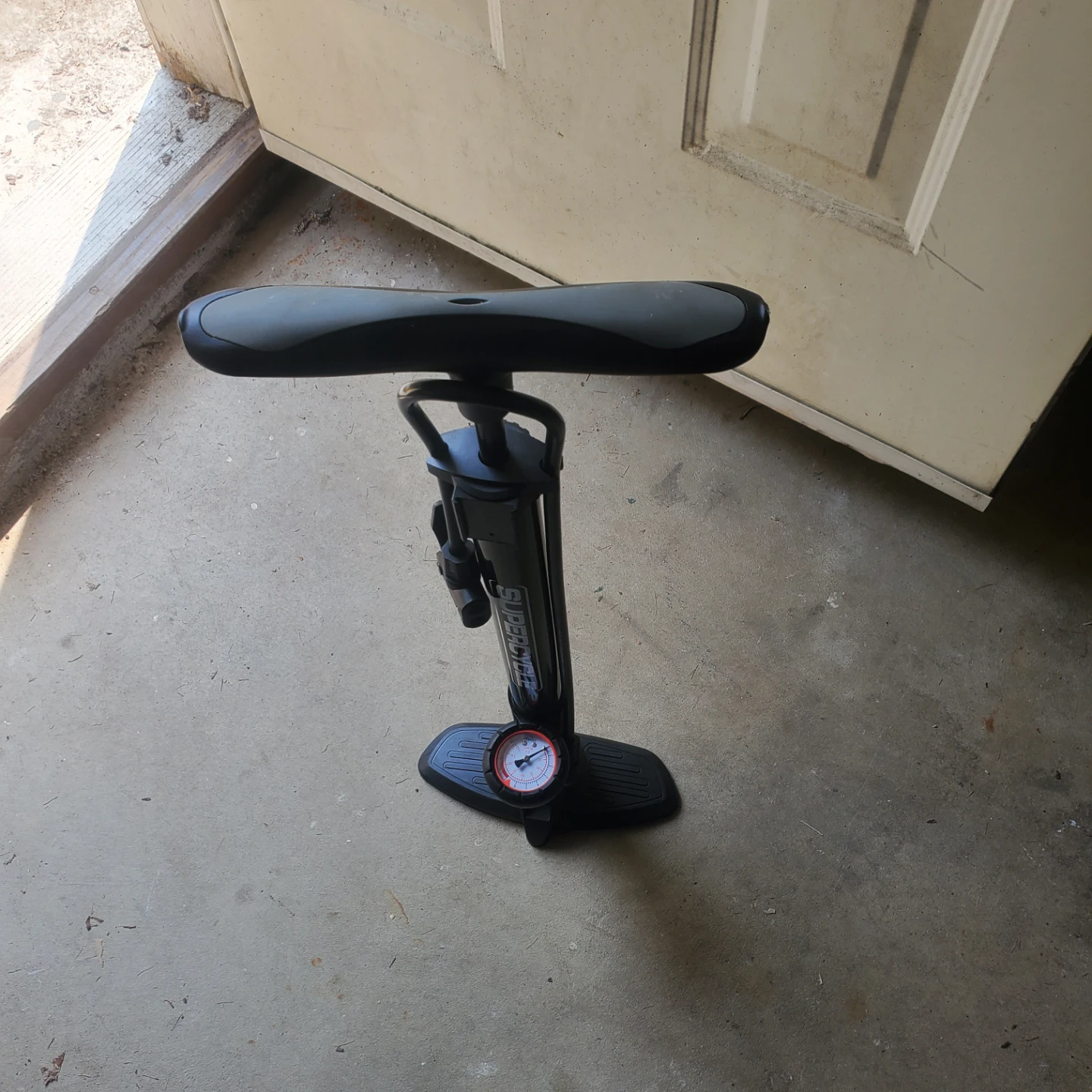 Supercycle Floor Bike Pump with Gauge