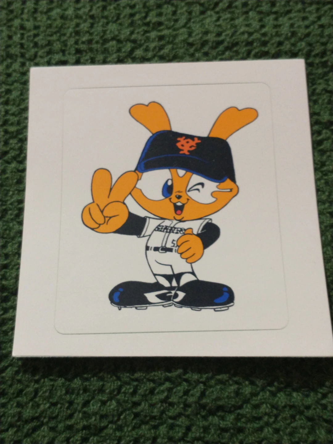 Cute 2002 Japan Pro League Yomiuri Giants Baseball Sticker - photo 2
