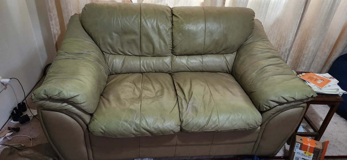 Leather Loveseat - photo 3