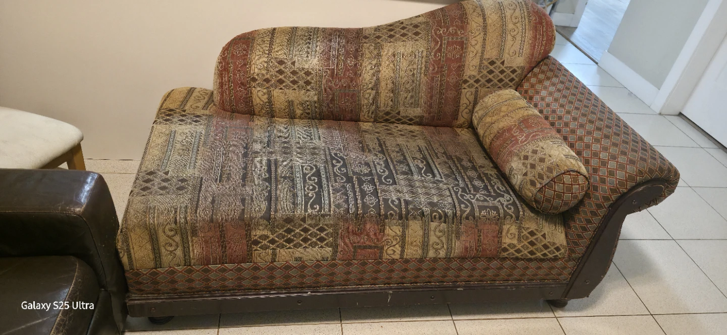 Brown Leather Sofa