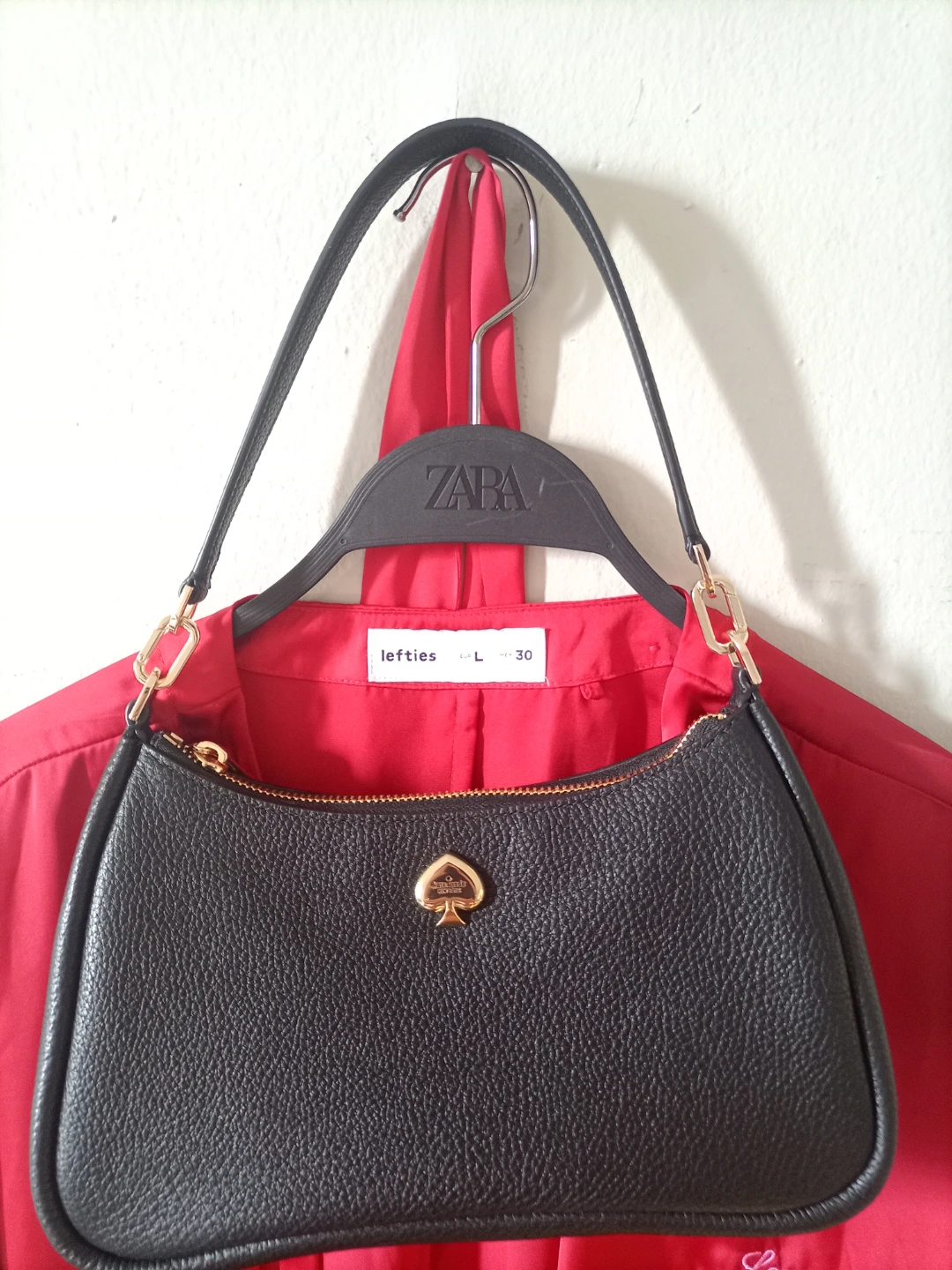 Kate Spade Black Pebble Leather Shoulder Bag - photo 2