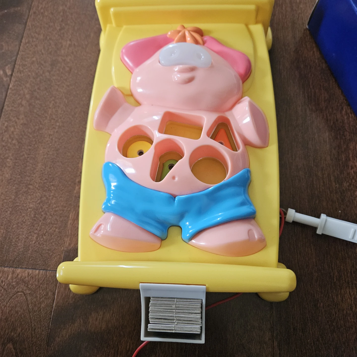 Vintage "Operation" Style Piggy Bed Shape Sorter Toy