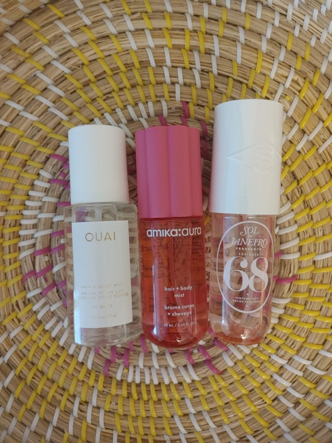 OUAI, Amika, Sol de Janeiro Hair & Body Mists Set