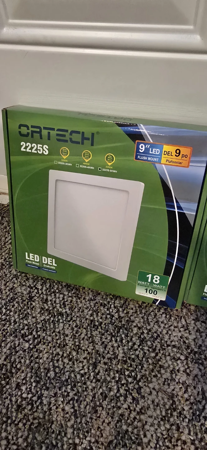 CRTECH 9" LED Flush Mount Light Fixture - photo 2