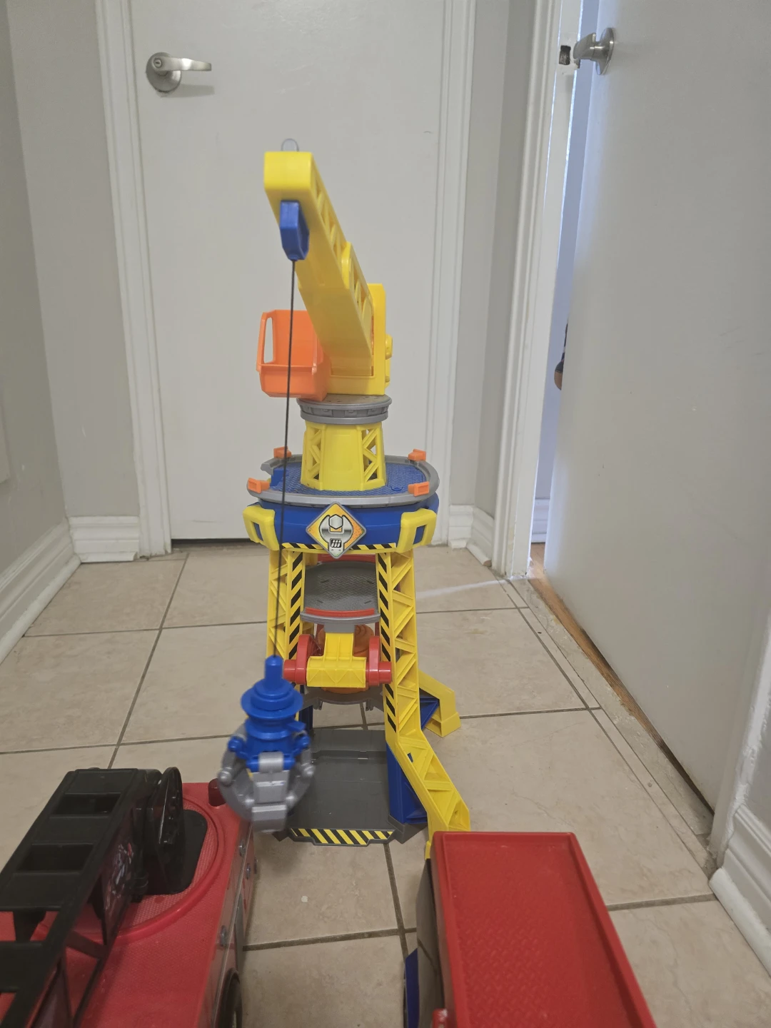 Toy Fire Truck and Rescue Tower Set - photo 4