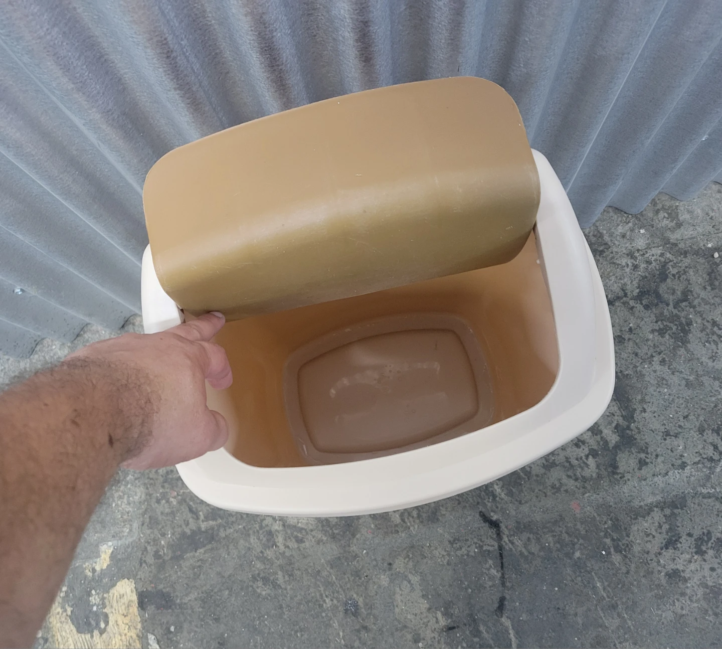 Yukino 25L Swing Top Trash Can - photo 2