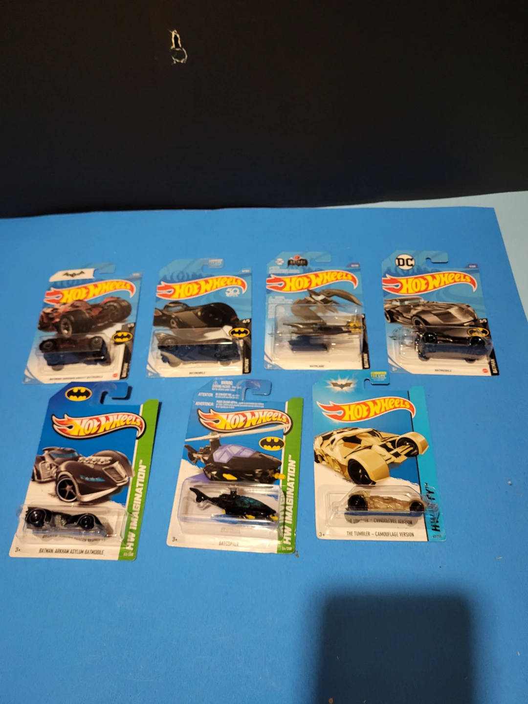 Hot Wheels Batman Vehicles - Lot of 7