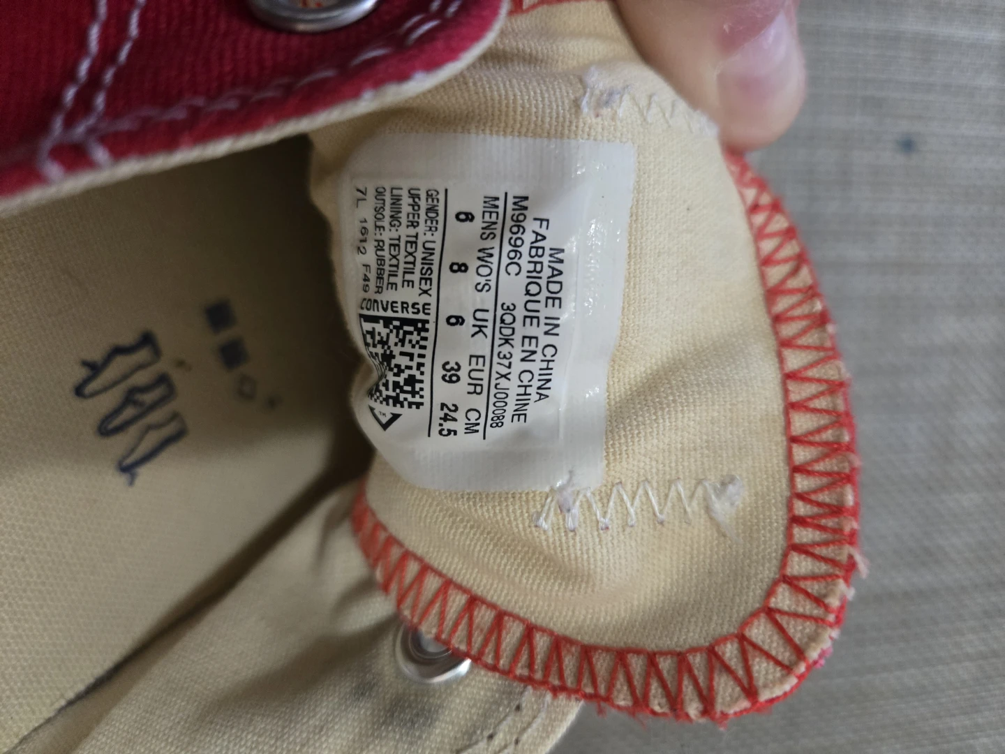 Used Converse All Star Size W8 - photo 3