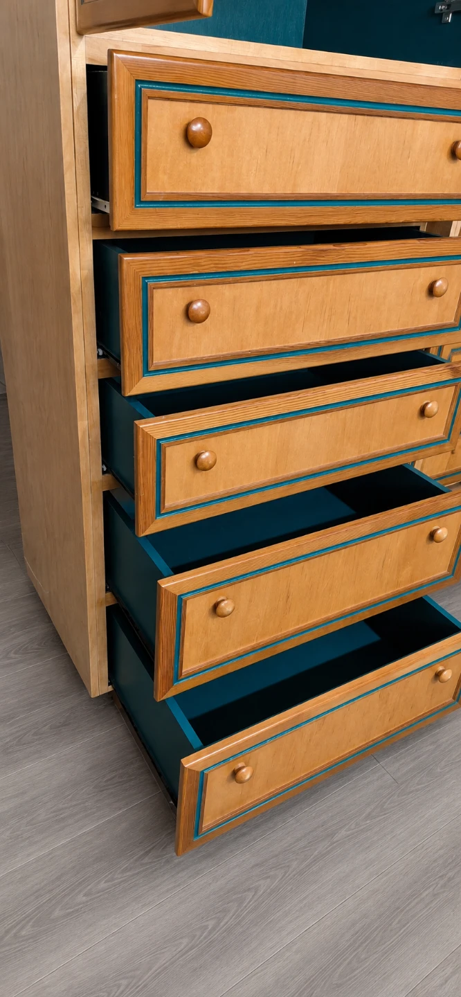 Vintage Wooden Dresser and Cabinet Set - photo 4