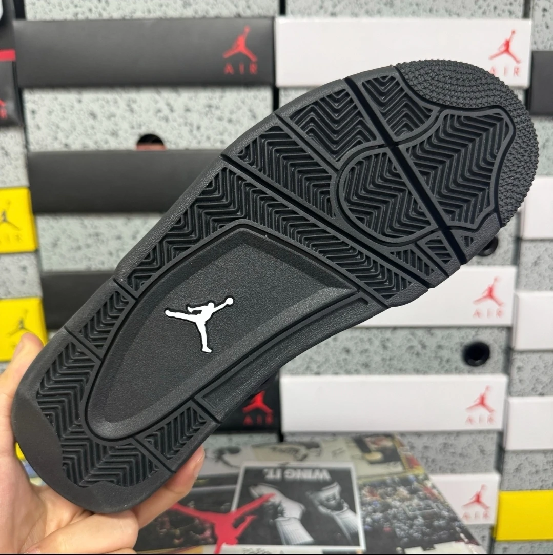 Air Jordan 4 Retro Black Cat Men's Sneakers - photo 3