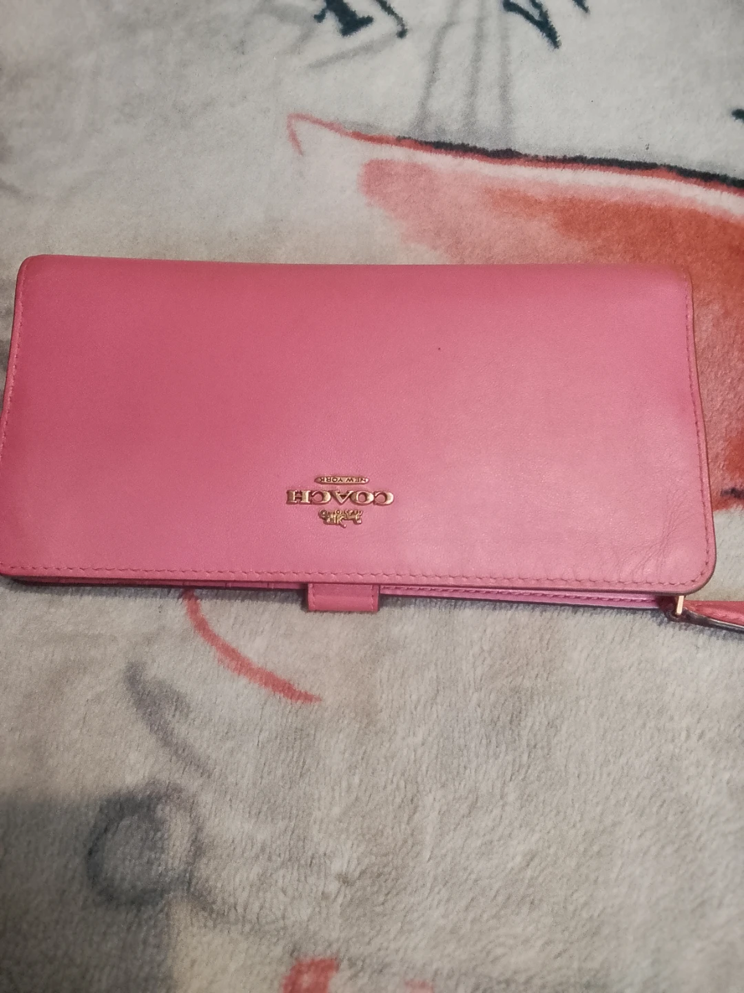 Pink COACH Wallet