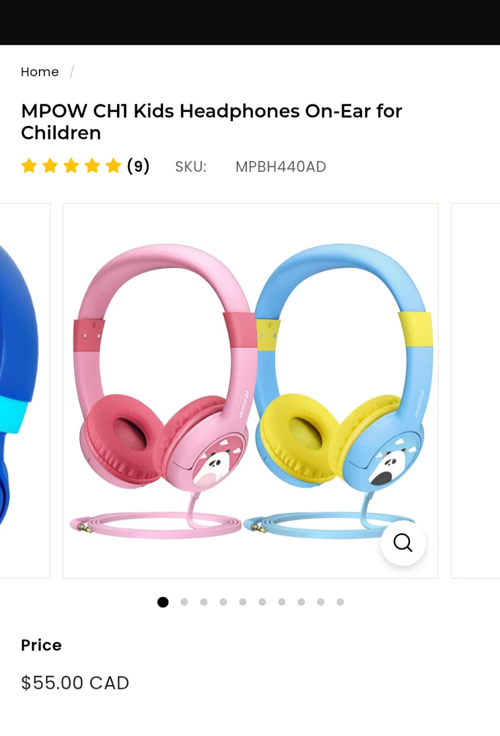 MPOW CH1 Kids Headphones On-Ear for Children - photo 3