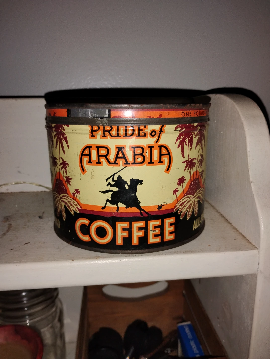 Pride of Arabia Coffee Tin