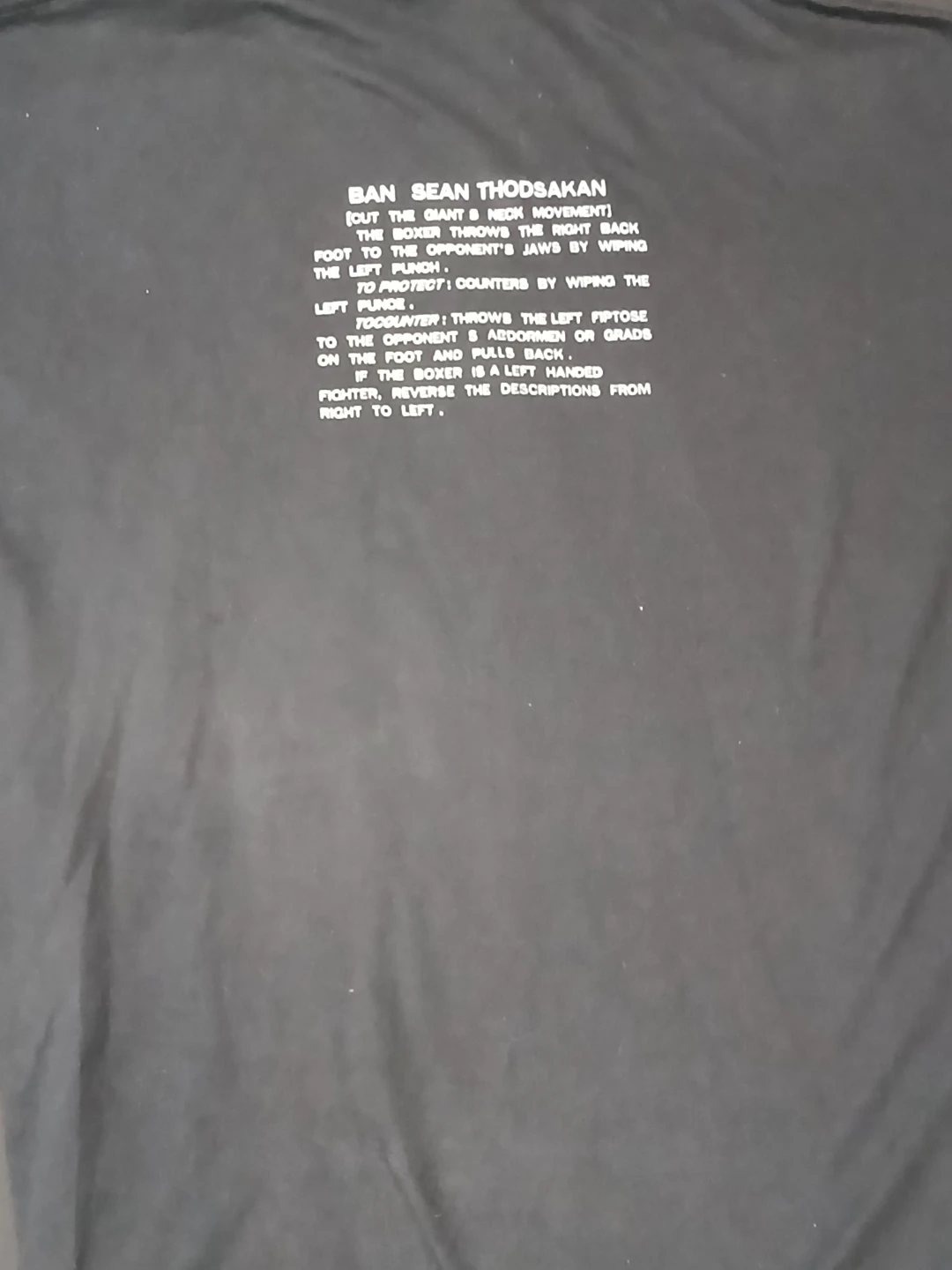 Authentic Muay Thai t-shirt from Thailand Black Large - photo 2