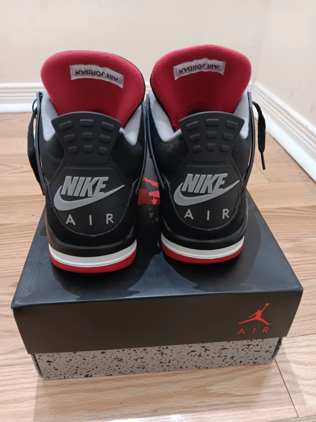 9 Men's Jordan OG Bred 4 NIKE (2019) - photo 3