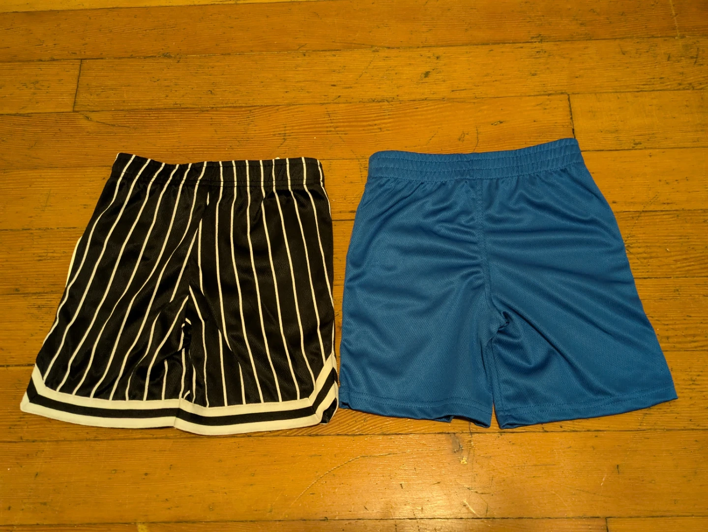 DKNY New York & Striped Basketball Shorts - Kids Size 6-7 - photo 2