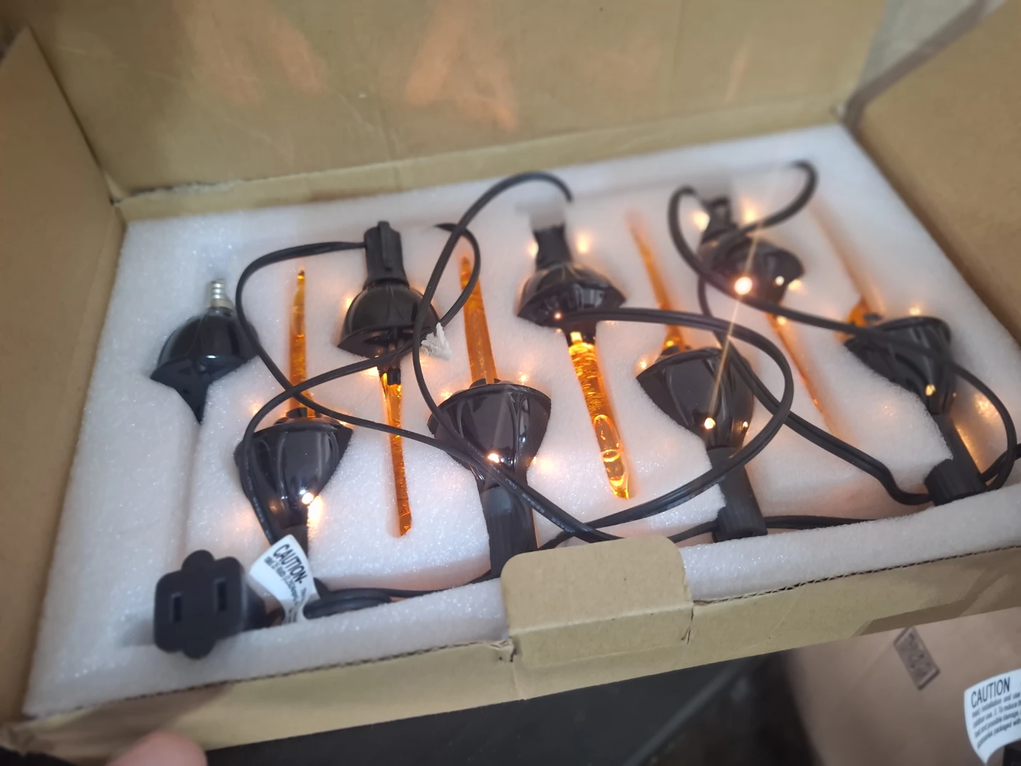 7CT Bubble Light String Set × two 7ct string sets - photo 2
