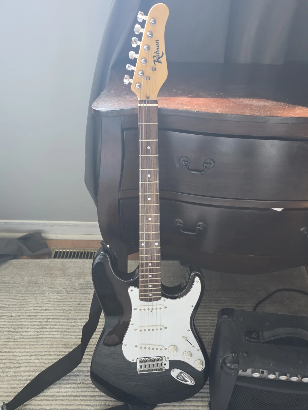 Electric guitar amp cable and case - photo 2