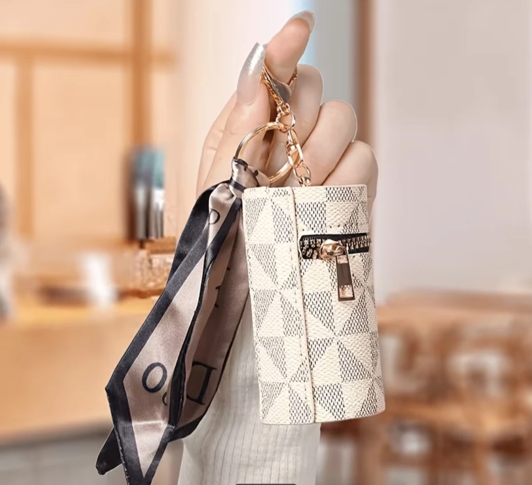 Coin Purse/Lipstick holder with Scarf Ribbon - photo 2