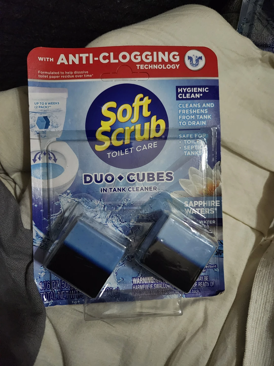 Soft Scrub Toilet Care Duo Cubes - Sapphire Waters (2 Pack)