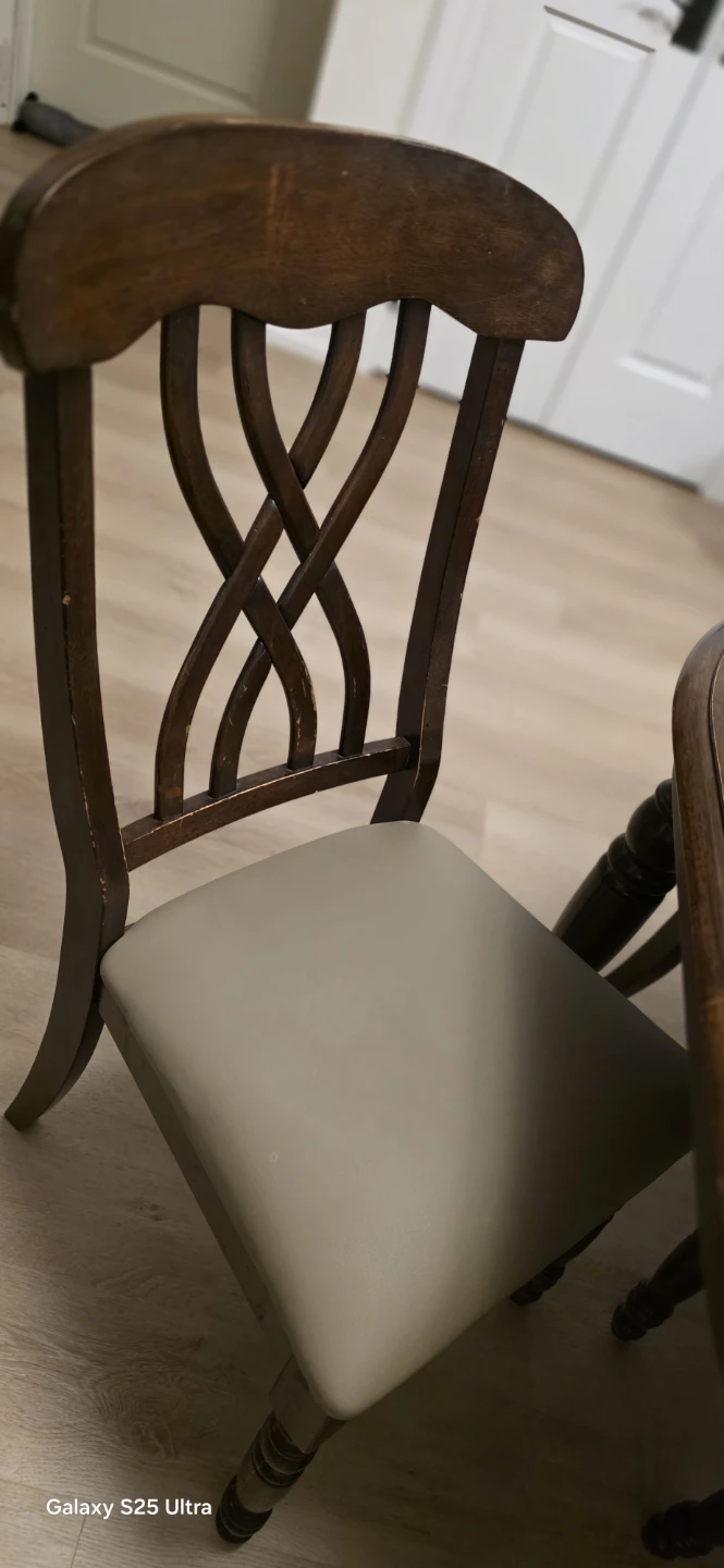 Wooden Dining Table and Chairs Set - photo 3